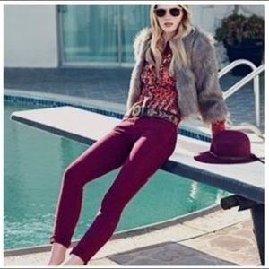 Lucky Brand Purple Skinny Jeans